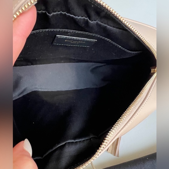 Saint Laurent Lou Medium YSL Quilted Camera Crossbody Bag with Pocket - Picture 7 of 10